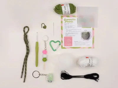 Kit crochet bag charms matcha club – La petite épicerie — photo 4