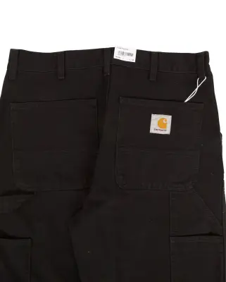 Double Knee Pant Black Aged Canvas — photo 5