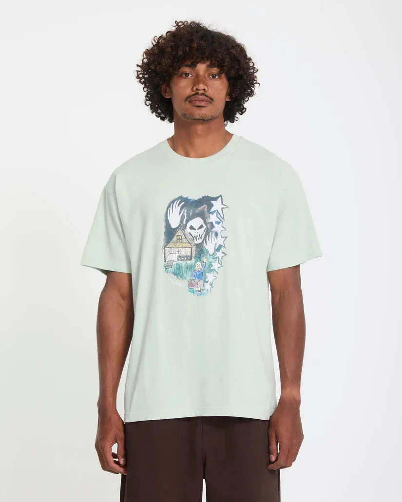 T-shirt volcom Issam Auptel T-Shirt – Pale Aqua