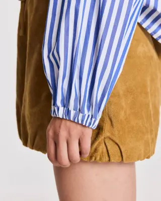 Chemise Ingrid rayures bleu — photo 4