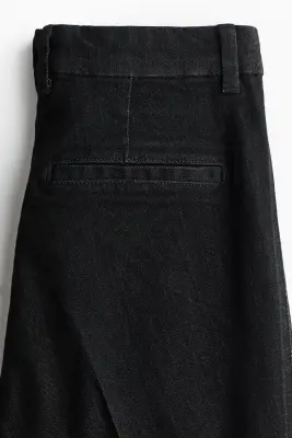 Flared High Jeans - Noir denim — photo 4