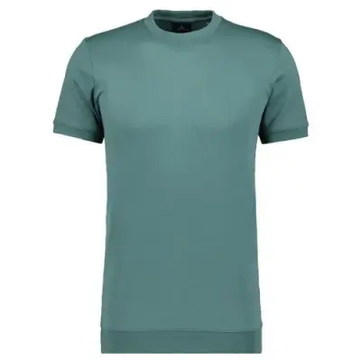 RAGMAN TEE SHIRT GRANDE LONGUEUR PIMA COTON Vert — photo 1