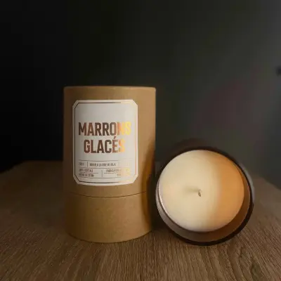 Bougie végétale parfumée Marron Glacé — photo 5