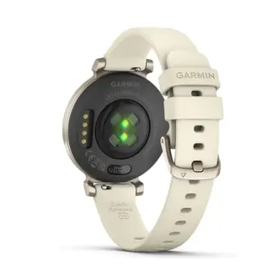 Garmin Lily 2 Cream Gold bracelet silicone blanc coco 010-02839-00 — photo 5