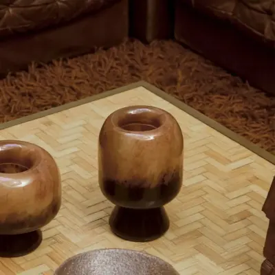 Vase Luc Marron — photo 3