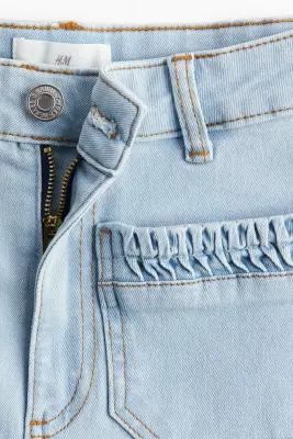 Cropped jeans - Bleu denim clair — photo 1
