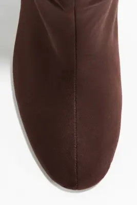 Bottes de hauteur genou - Marron foncé — photo 2