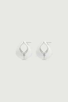 BOUCLES D'OREILLES MAXI ARGENT — photo 1