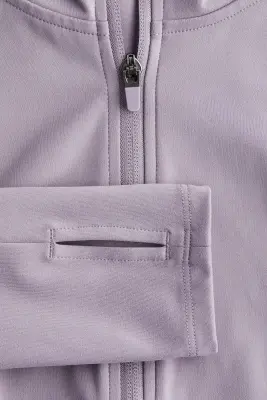 Veste de sport à capuche SoftMove™ - Lilas givré — photo 2