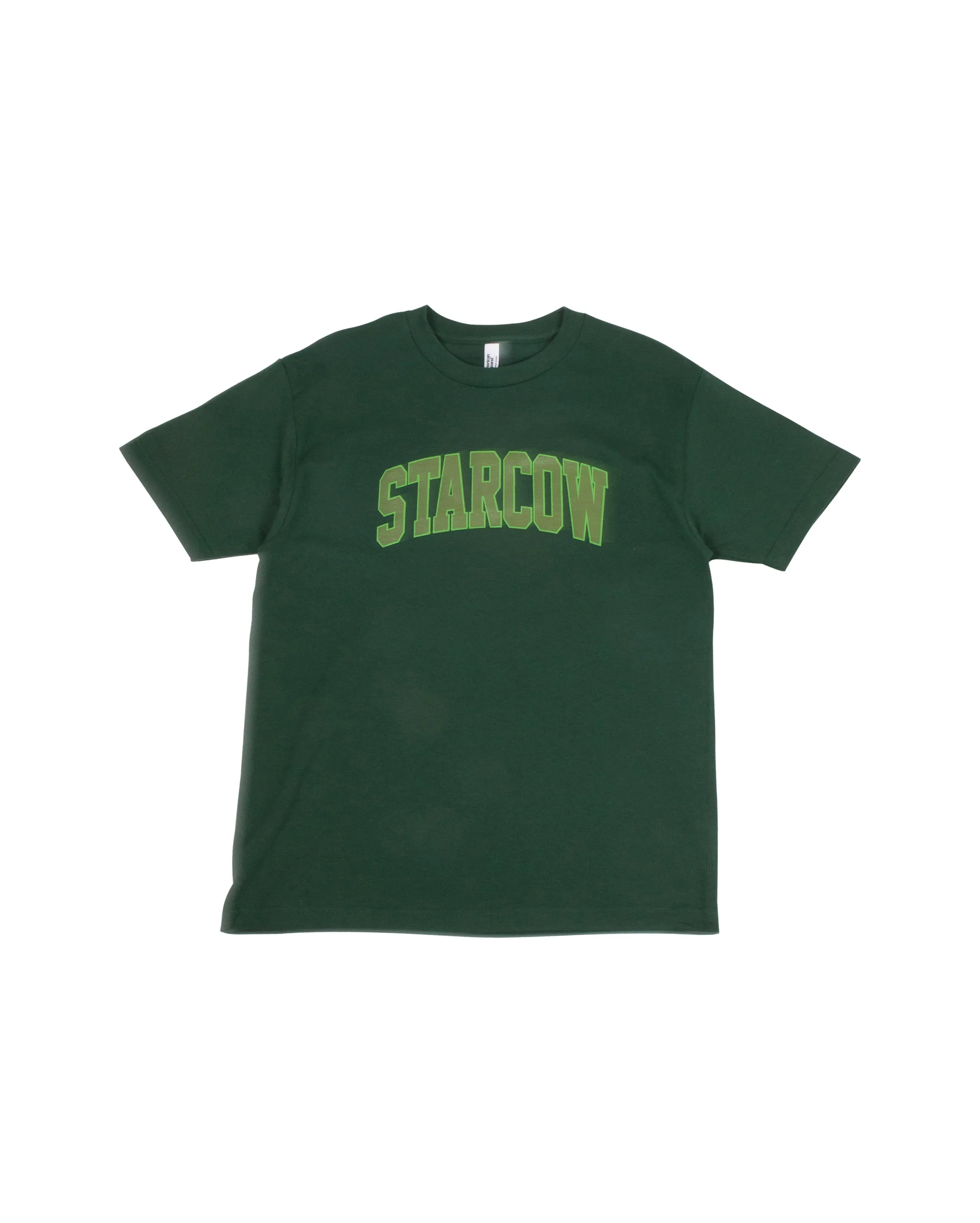 College Tee Forest Green Neon