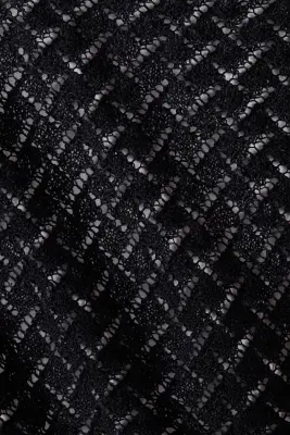 Robe de plage en maille pointelle - Noir — photo 5