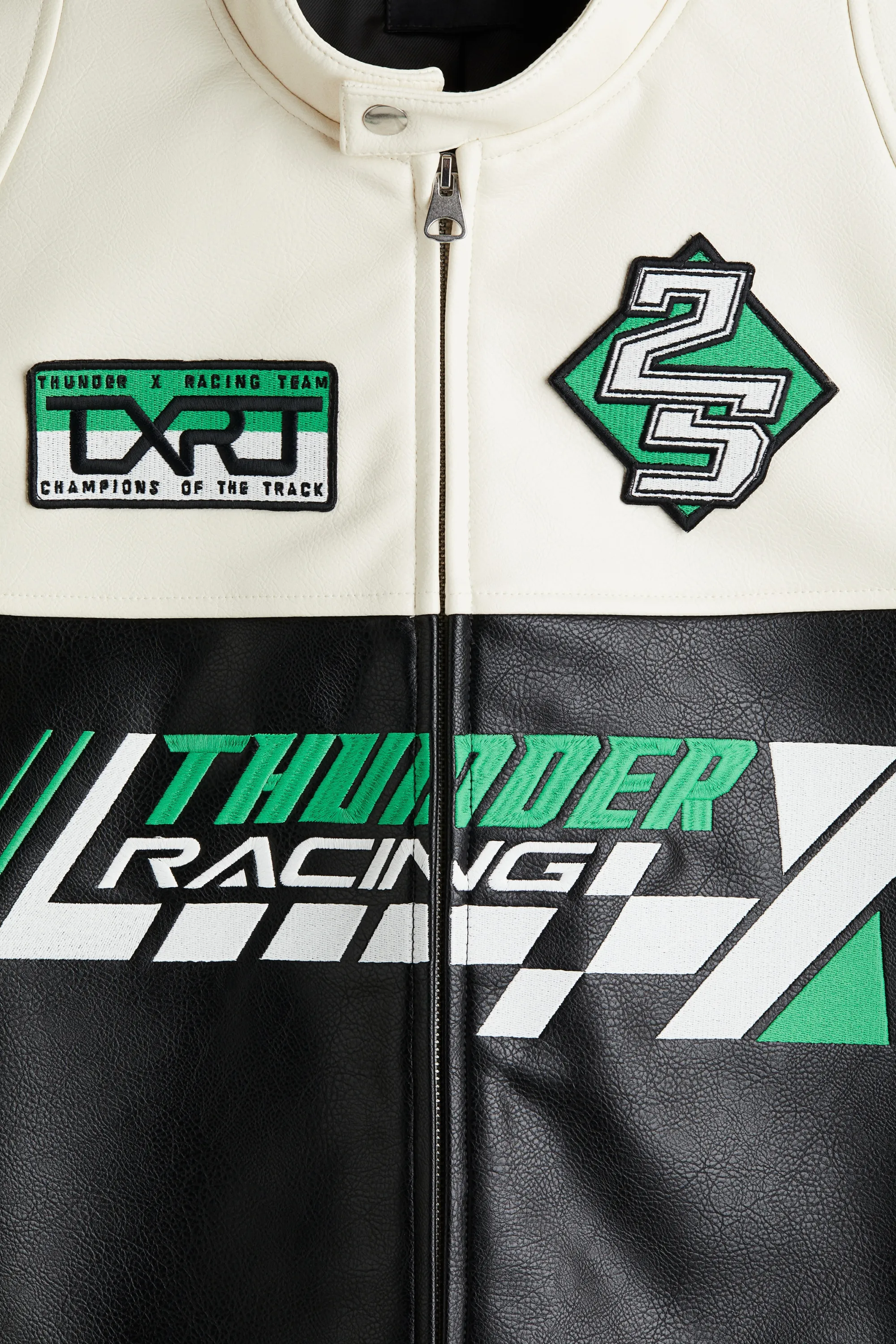 Veste racing Regular Fit - Noir/blanc