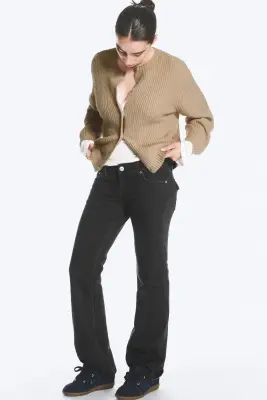 Cardigan doux en maille - Beige — photo 1