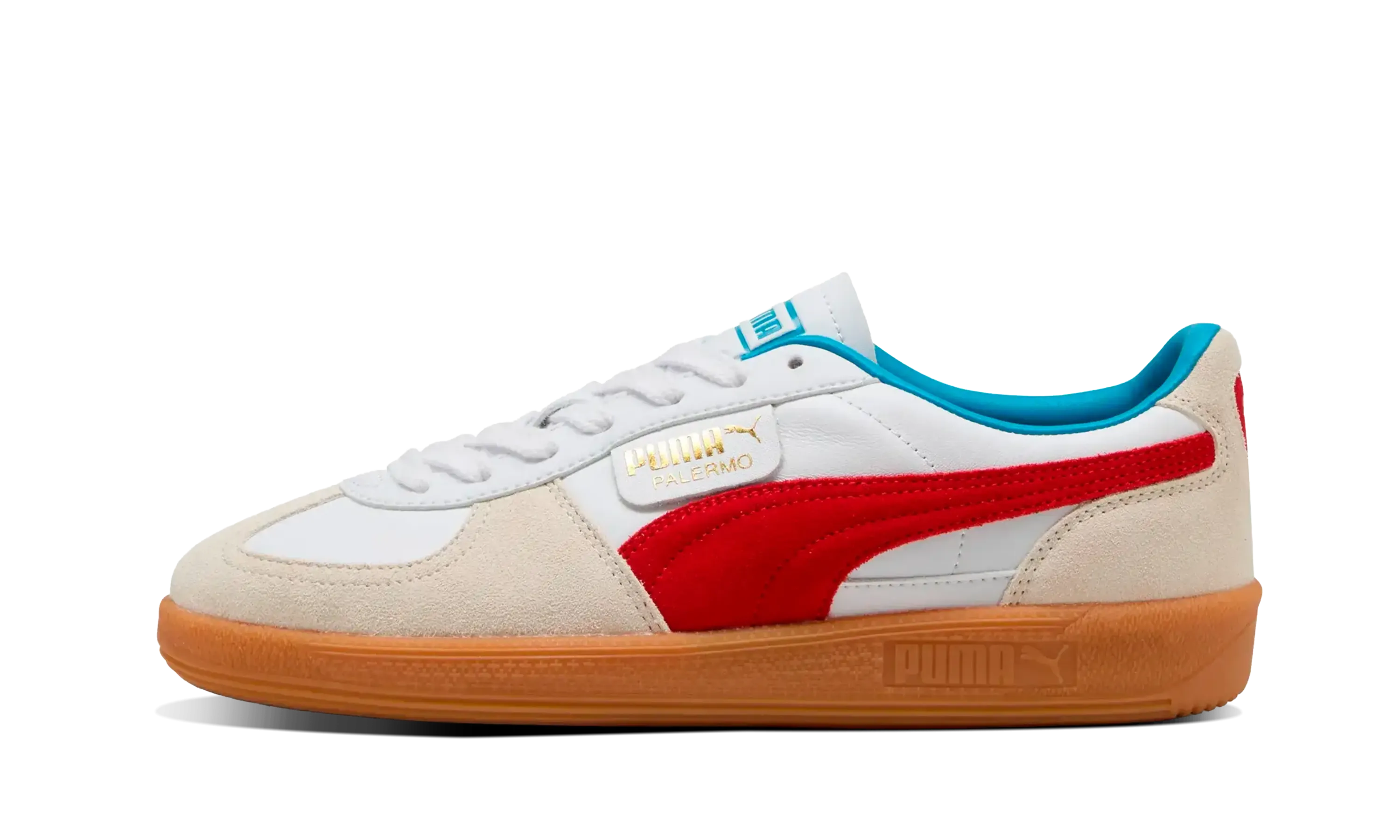 Puma Palermo Lth White For All Time Red