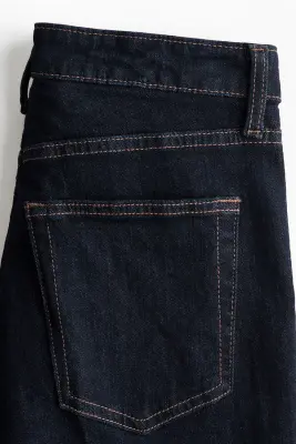 Flared High Jeans - Bleu denim foncé — photo 4