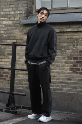 Pantalon jogger de sport Loose Fit DryMove™ - Noir — photo 2