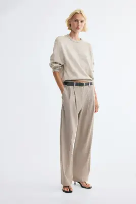 Pull - Taupe clair — photo 1