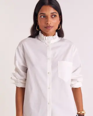 Chemise Salome blanc naturel — photo 3