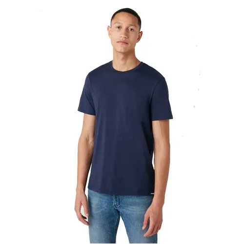 WRANGLER SS TEE SHIRT PACK X2 Blanc Marine