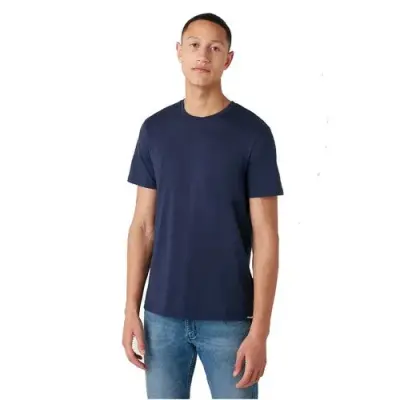 WRANGLER SS TEE SHIRT PACK X2 Blanc Marine — photo 1