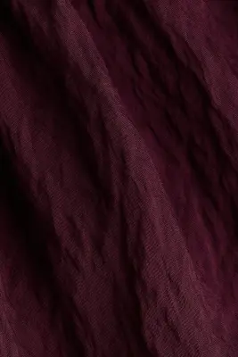 Crêpe A-line skirt - Bordeaux — photo 4