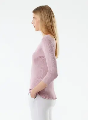 Pull en viscose et fibre irisée