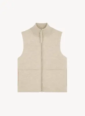 Gilet en laine mérinos et cachemire — photo 4