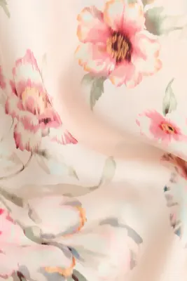 Robe imprimée à bretelles fines - Beige clair/fleuri — photo 3