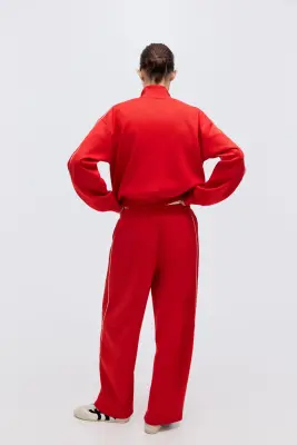 Pantalon de survêtement en scuba - Rouge — photo 4