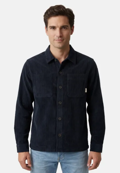 Faguo – Surchemise Clemont Marine Grisé