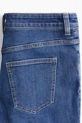 Flared High Jeans - Bleu denim — photo 4