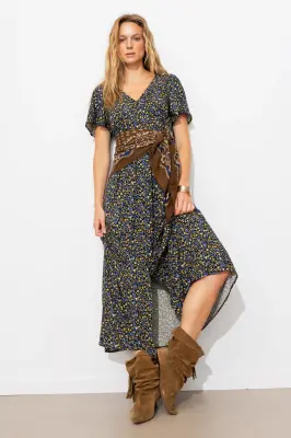 Robe longue imprimée Femme — photo 2