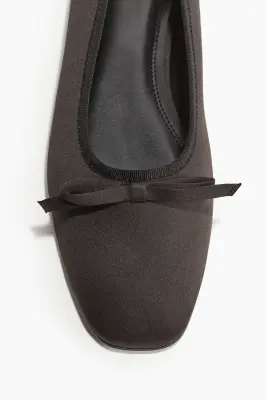 Ballerines avec nœud - Black — photo 1