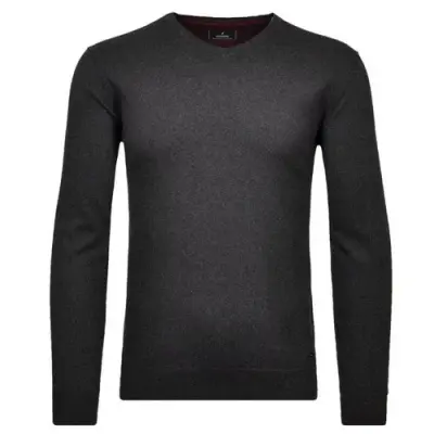 RAGMAN PULL COTON CASHMERE COL ROND Noir — photo 1