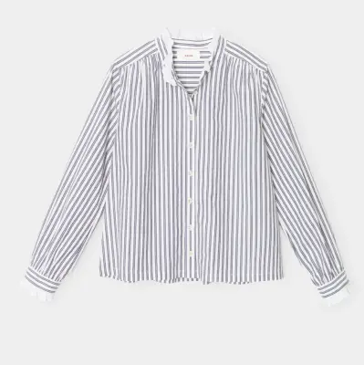 Nouveau ! XIRENA Blouse Andre Navy Rope COMING SOON ! PRÉCOMMANDE ! — photo 3
