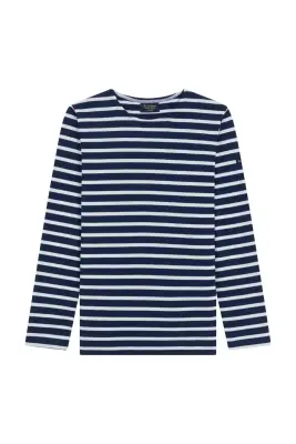 Marinière Homme Marine Blanc — photo 7