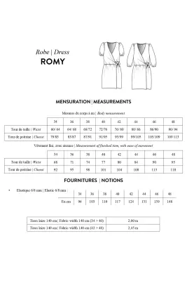 Patron papier robe ROMY — photo 1