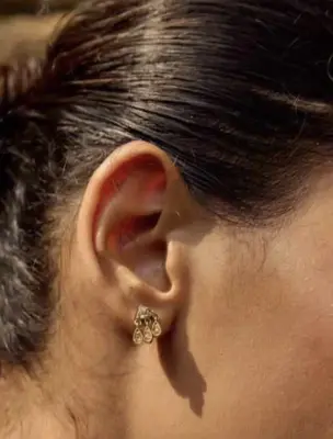 Nouveau ! ROOM SERVICE JEWELRY Boucles d'oreilles Yami Diamants — photo 3