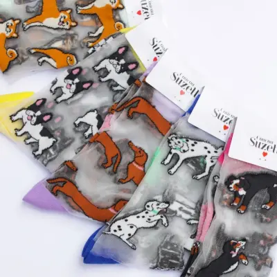 Chaussettes transparentes Yorkshire Coucou Suzette — photo 2