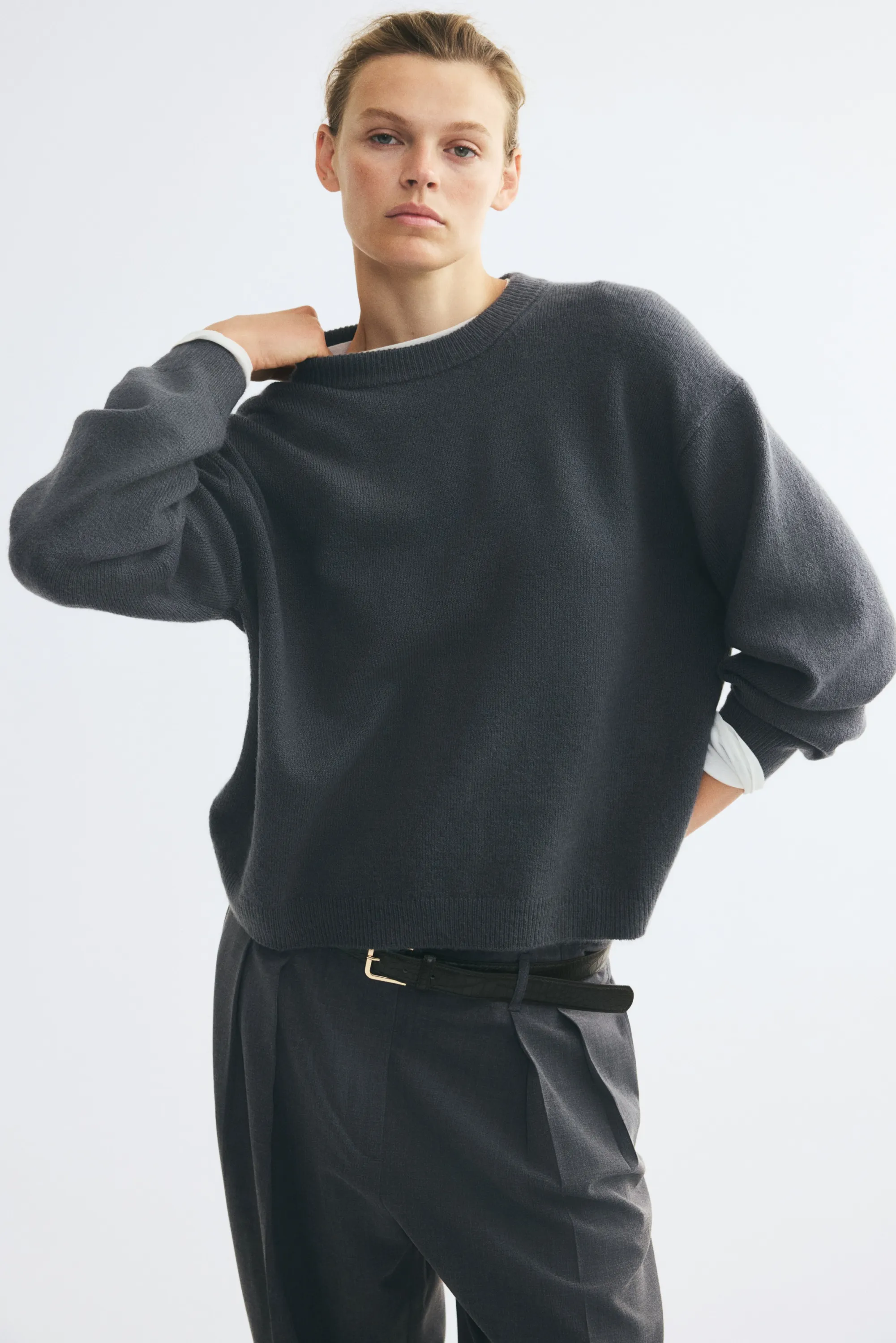 Pull - Gris foncé