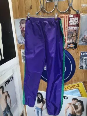 Pantalon de jogging violet et vert — photo 2