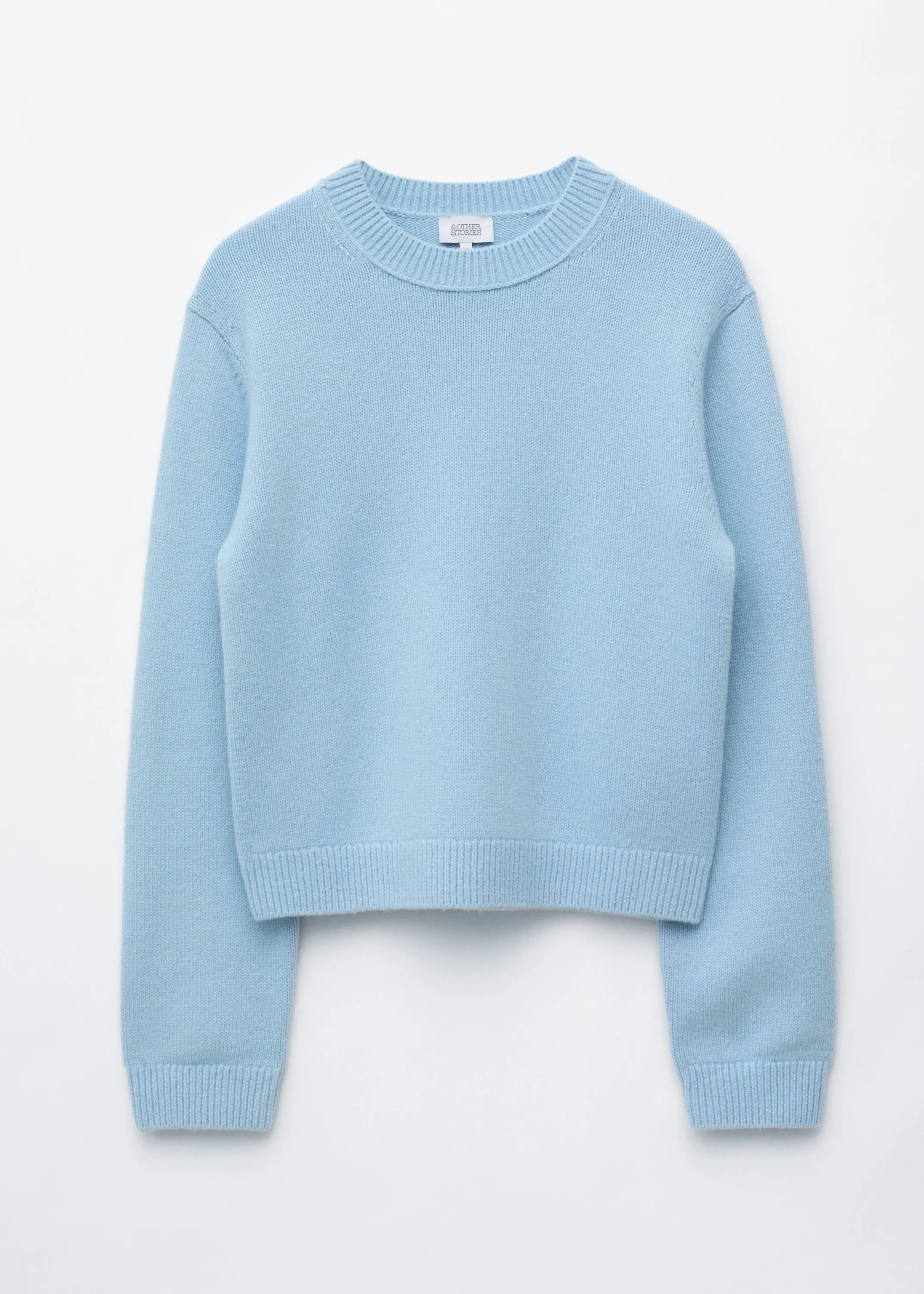 Pull en cachemire mélangé - Bleu clair