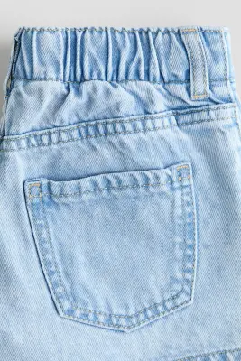 Short en denim imprimé - Bleu denim/Lilo et Stitch — photo 1