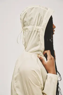 Veste de running déperlante - Ivoire/soleil — photo 5