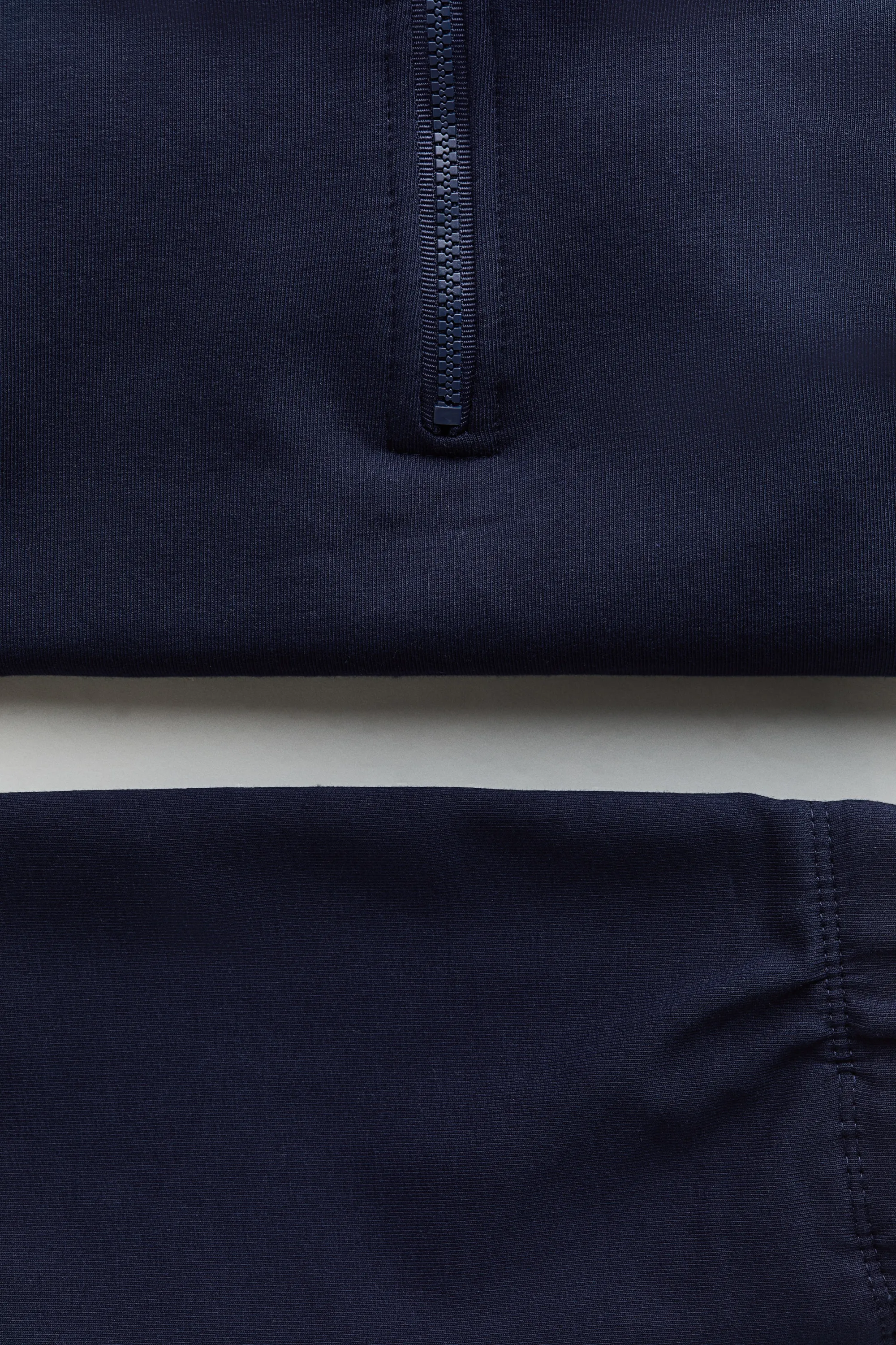 Ensemble 2 pièces en molleton - Bleu marine