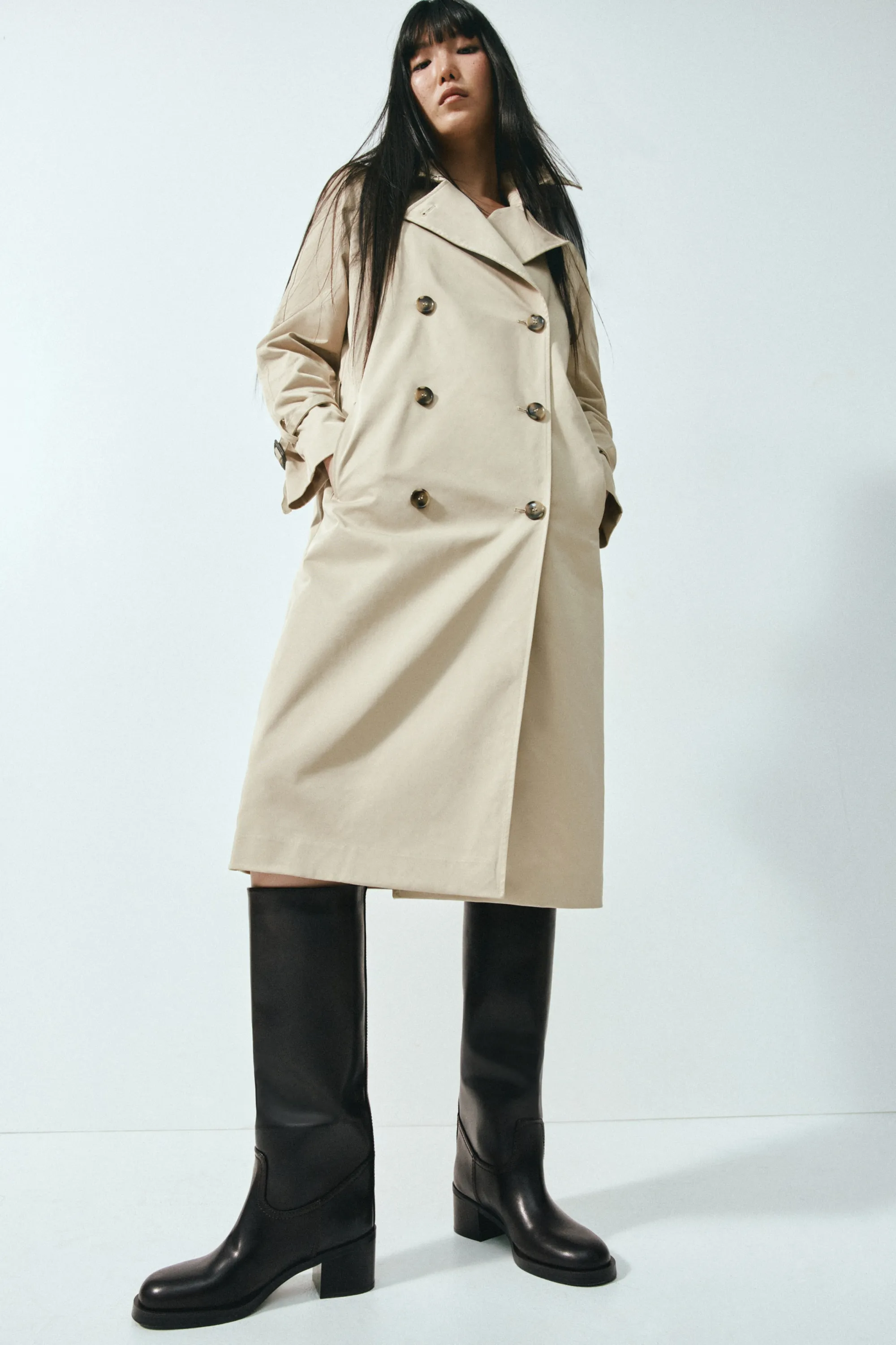 Bottes de hauteur genou - Marron foncé