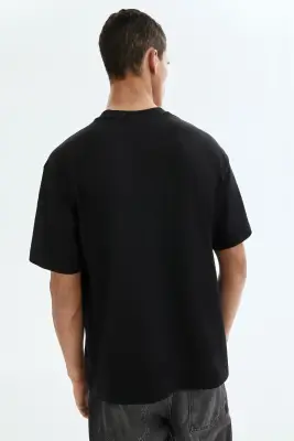 T-shirt Relaxed Fit - Noir — photo 2