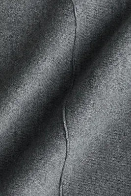 Pull oversize avec col cheminée - Gris foncé — photo 2
