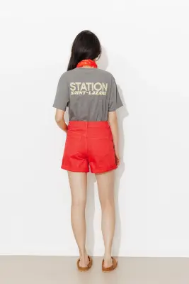 Short en toile Femme — photo 4