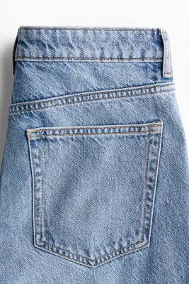 Wide Ultra High Jeans - Bleu denim/color block — photo 2